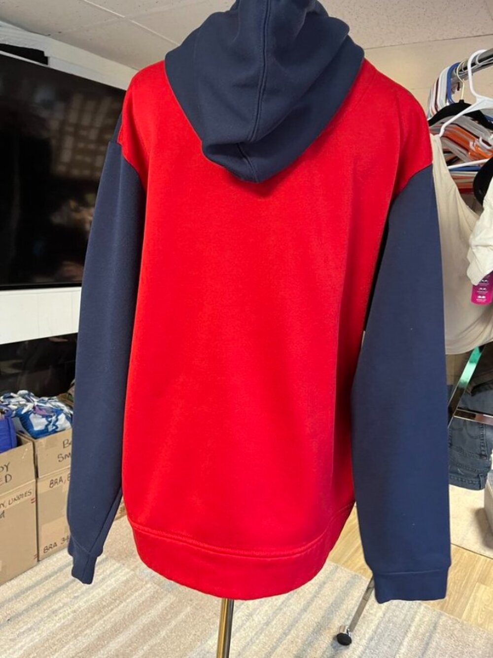 Russell Athletic Colorblock Fleece Hoodie Pullover Men’s Large - Picture 9 of 10